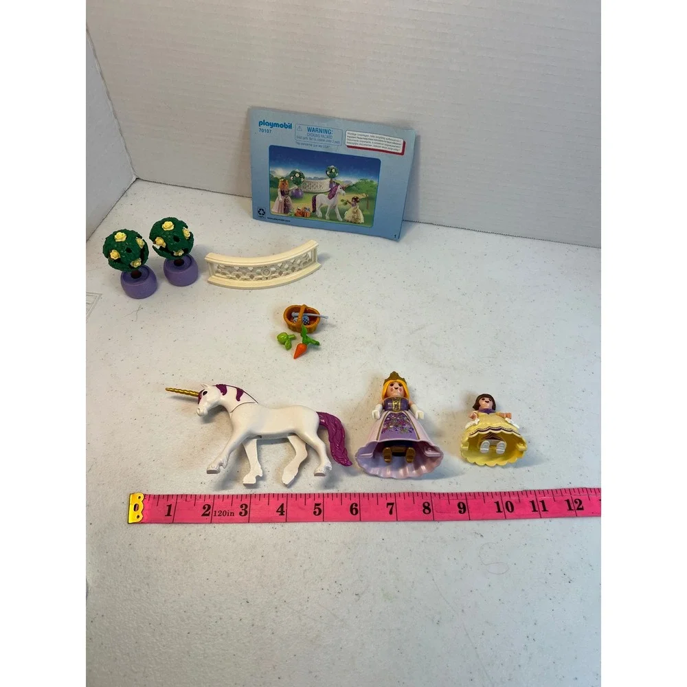 Playmobil 70107 Princess Unicorn Garden Playset with Figures and Accessories